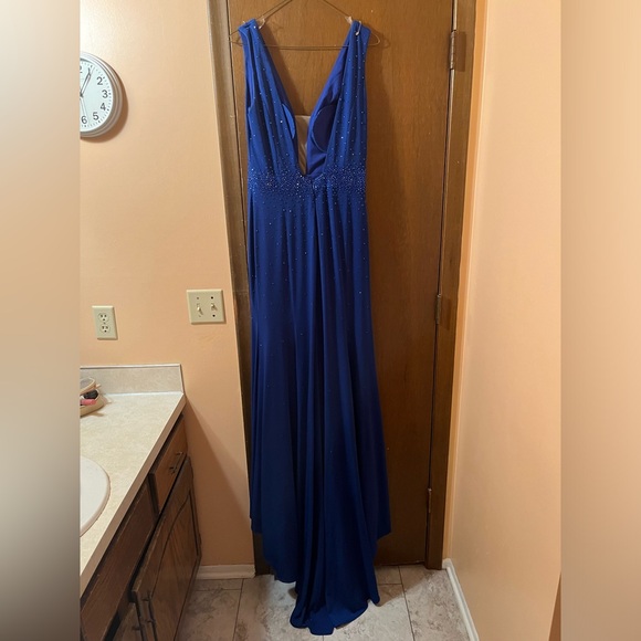 Jovani Royal Blue Gown - Picture 6 of 15